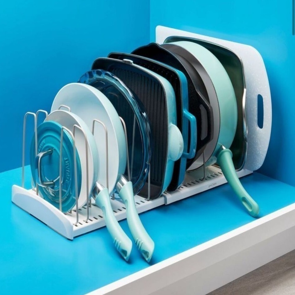 NEW YouCopia StoreMore Expandable Cookware Rack - Picture 3 of 7